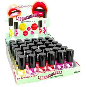 KLEANCOLOR LIPRACADABRA COLOR CHANGING LIP OIL  (SET OF 4)